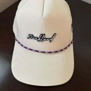 Branded Bills Portland White Snapback Hat – Unisex